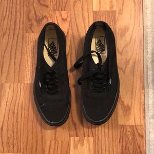 Black vans sneakers